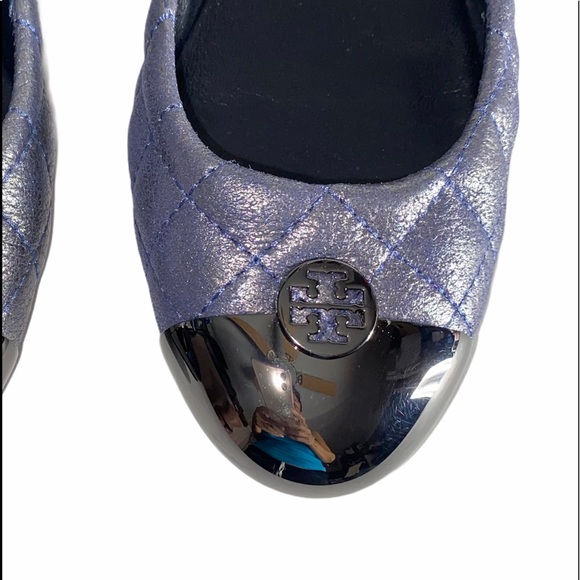 Tory Burch Kaitlin Quilted Captoe Flats size 6.5 - Picture 14 of 16